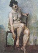 Lovis Corinth Nude Female France oil painting artist